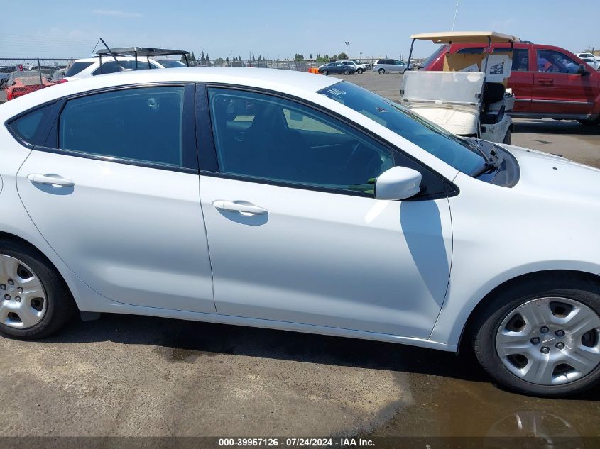 2014 Dodge Dart Se VIN: 1C3CDFAAXED748108 Lot: 39957126