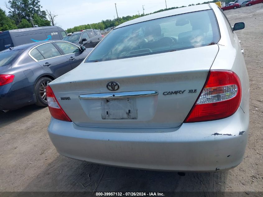 2003 Toyota Camry Le/Xle/Se VIN: 4T1BE30K53U258780 Lot: 39957132