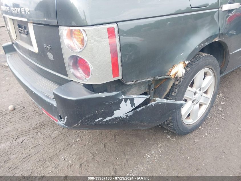 2005 Land Rover Range Rover Hse VIN: SALME11445A186307 Lot: 39957133