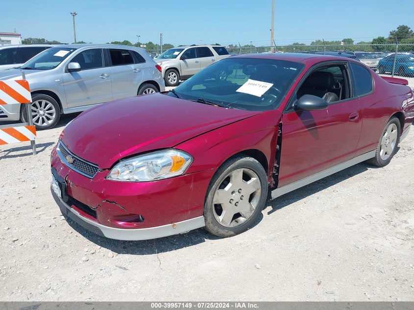2007 CHEVROLET MONTE CARLO VIN: 2G1WL15C779419921