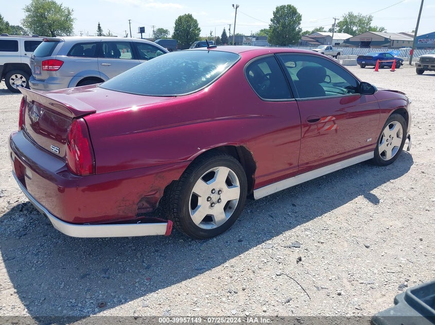 2007 CHEVROLET MONTE CARLO VIN: 2G1WL15C779419921
