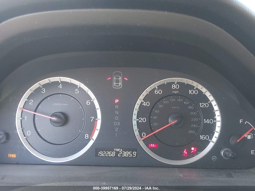 2010 Honda Accord 2.4 Ex VIN: 1HGCP2F72AA172407 Lot: 39957169