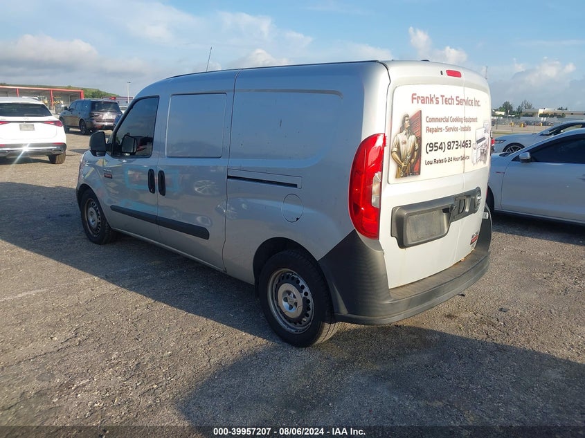 VIN ZFBERFAB1J6H89701 2018 RAM PROMASTER CITY TRADESMAN