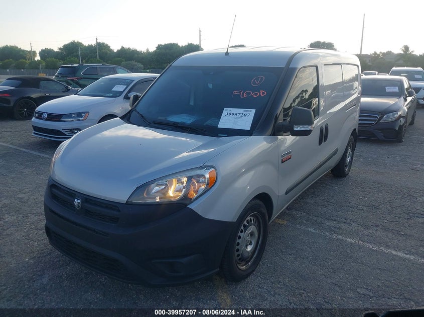 VIN ZFBERFAB1J6H89701 2018 RAM PROMASTER CITY TRADESMAN