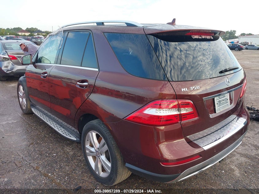 2014 Mercedes-Benz Ml 350 350 VIN: 4JGDA5JB1EA399249 Lot: 39957289
