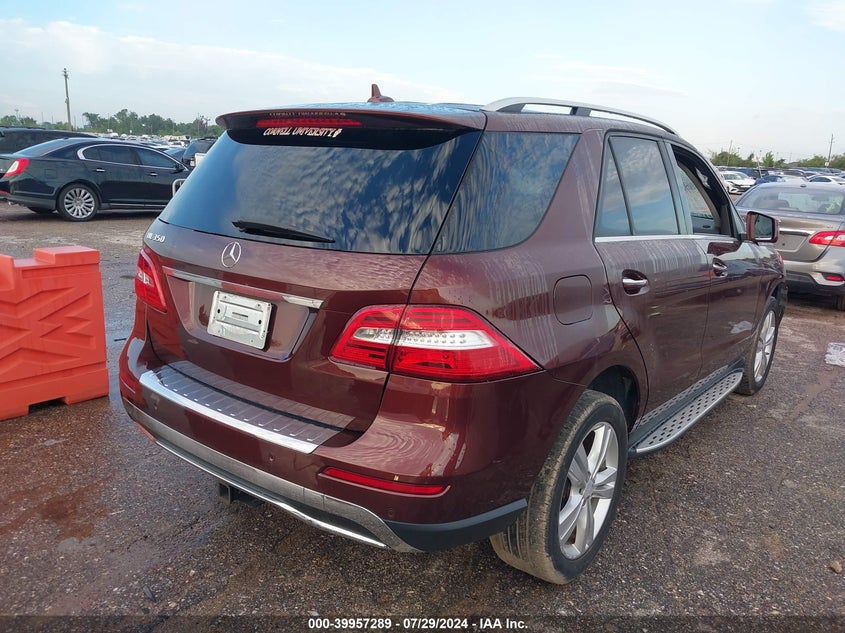 2014 Mercedes-Benz Ml 350 350 VIN: 4JGDA5JB1EA399249 Lot: 39957289