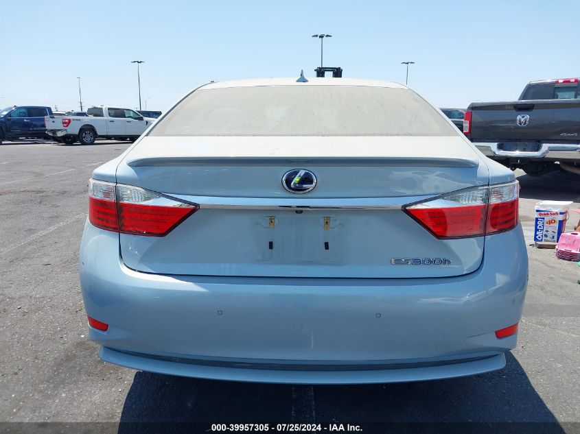 2013 Lexus Es 300H VIN: JTHBW1GGXD2012973 Lot: 39957305