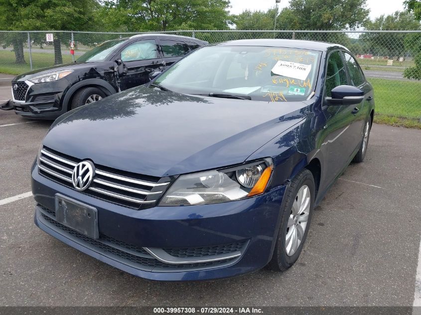 2014 Volkswagen Passat 1.8T Wolfsburg Edition VIN: 1VWAS7A36EC094596 Lot: 39957308