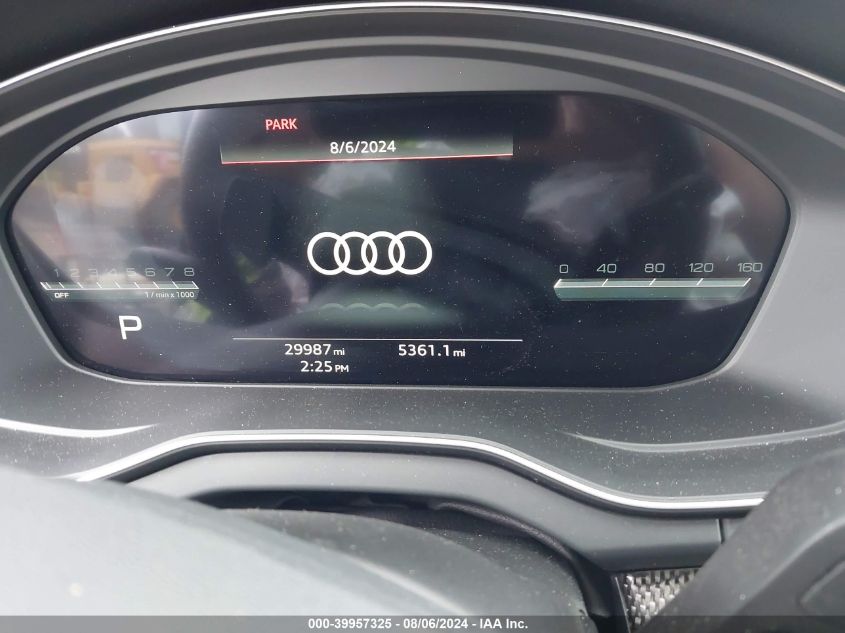 2022 Audi Sq5 Premium Plus Tfsi Quattro Tiptronic VIN: WA1B4AFY2N2098180 Lot: 39957325