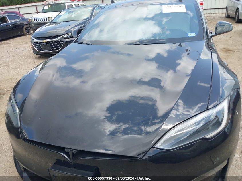 2022 Tesla Model S Dual Motor All-Wheel Drive VIN: 5YJSA1E55NF487608 Lot: 39957330