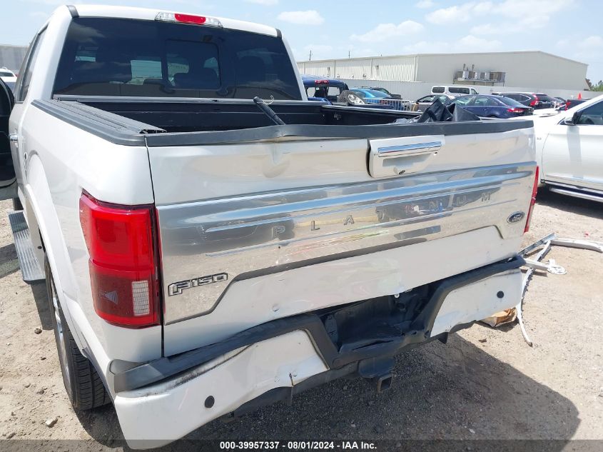 2018 FORD F-150 PLATINUM - 1FTEW1C53JFB43640