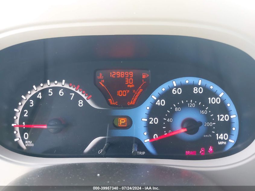 2009 Nissan Cube 1.8Sl VIN: JN8AZ28R89T129337 Lot: 39957340