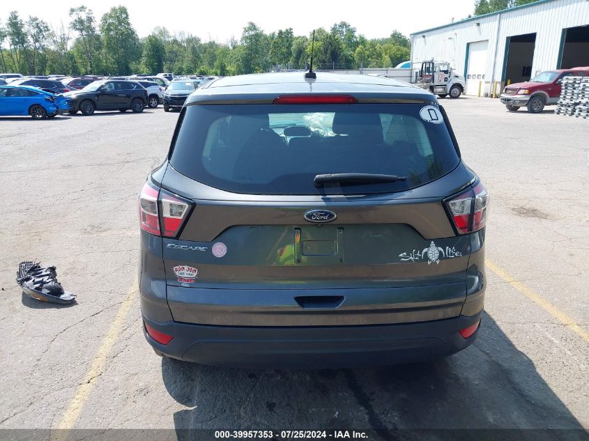 2017 Ford Escape S VIN: 1FMCU0F7XHUD06239 Lot: 39957353