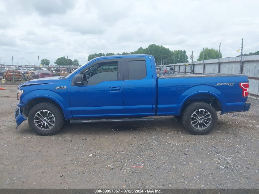 2018 FORD F-150 SUPER CAB - 1FTFX1E54JKD52522