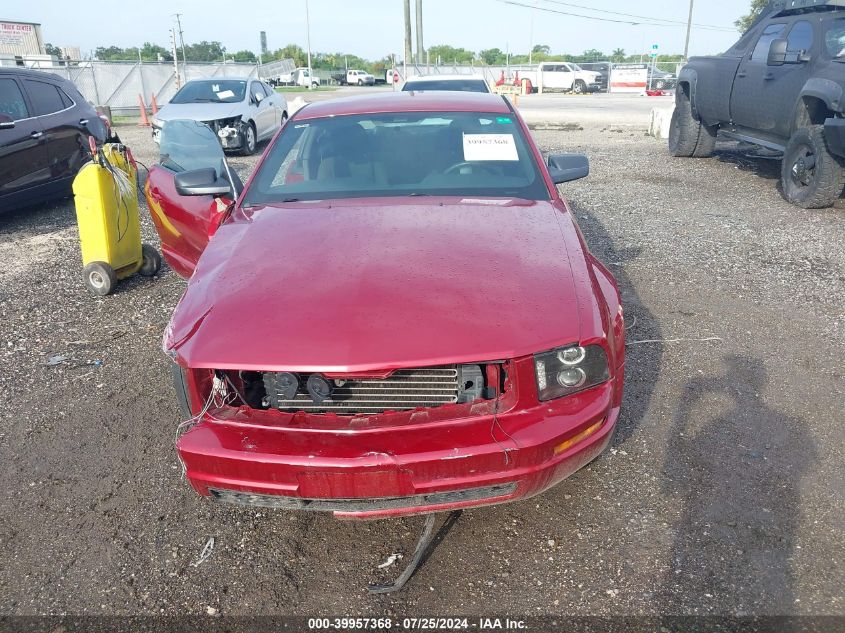 2006 Ford Mustang V6 VIN: 1ZVFT80N765136565 Lot: 39957368