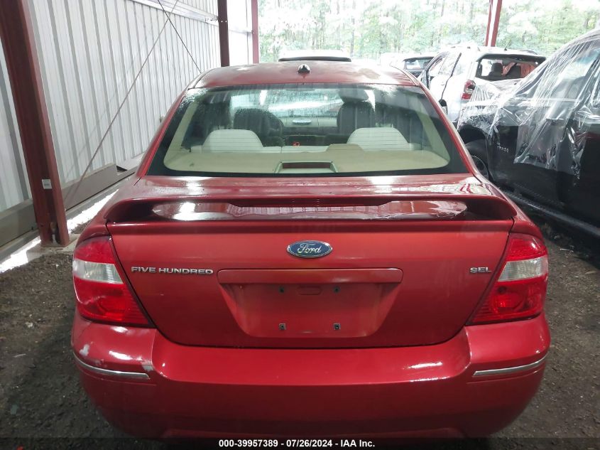 2007 Ford Five Hundred Sel VIN: 1FAFP24117G104184 Lot: 39957389