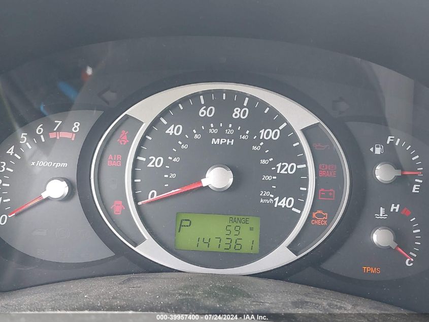 2007 Hyundai Tucson Limited/Se VIN: KM8JN12D37U615796 Lot: 39957400