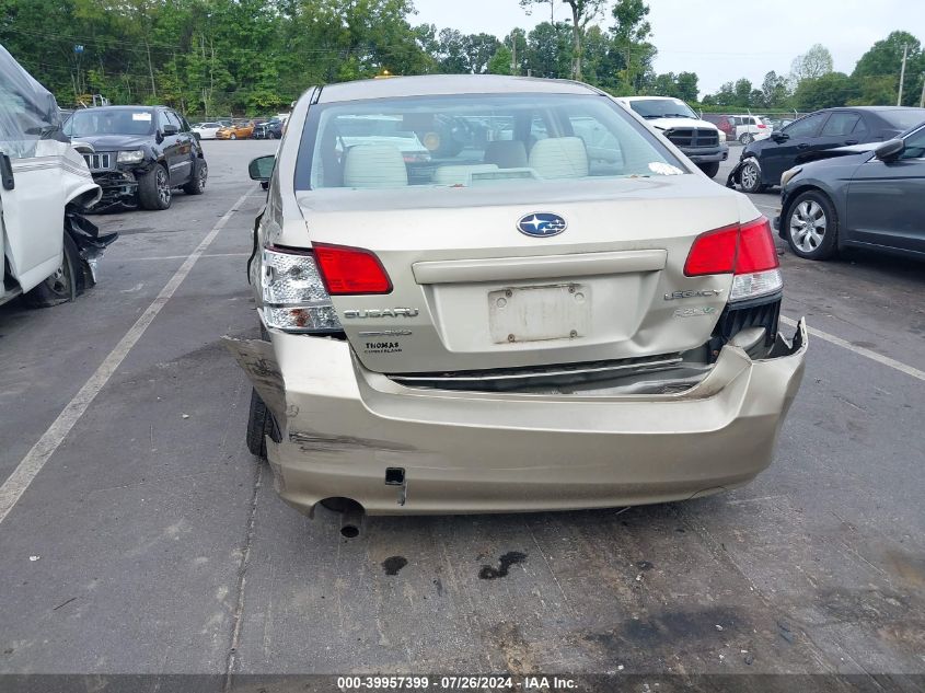2010 Subaru Legacy 2.5I VIN: 4S3BMBA68A3241073 Lot: 39957399