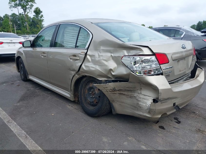 2010 Subaru Legacy 2.5I VIN: 4S3BMBA68A3241073 Lot: 39957399