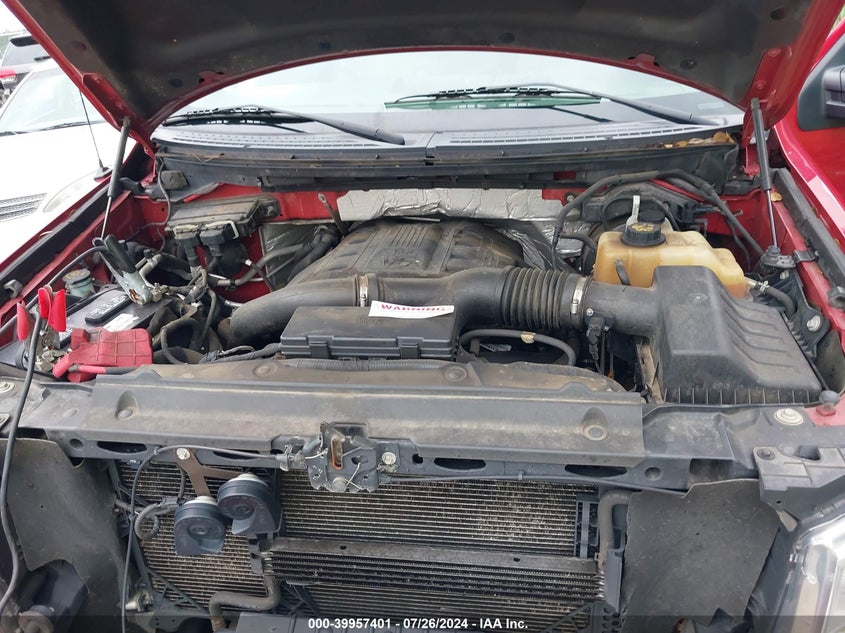 2011 Ford F-150 Lariat VIN: 1FTFW1ET7BFA77644 Lot: 39957401