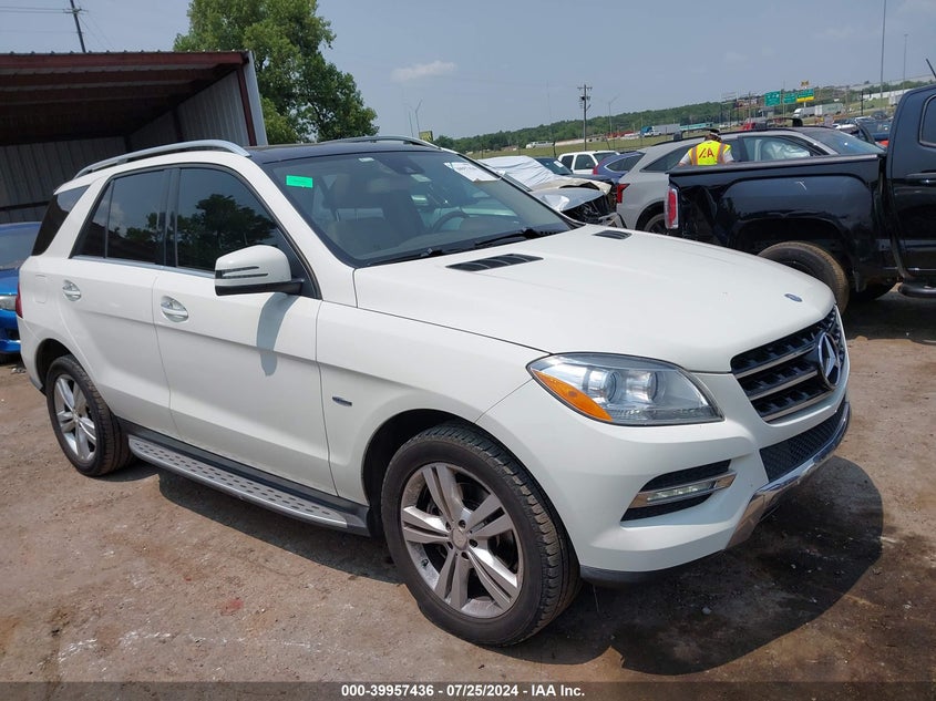 2012 Mercedes-Benz Ml 350 350 4Matic VIN: 4JGDA5HB1CA054564 Lot: 39957436