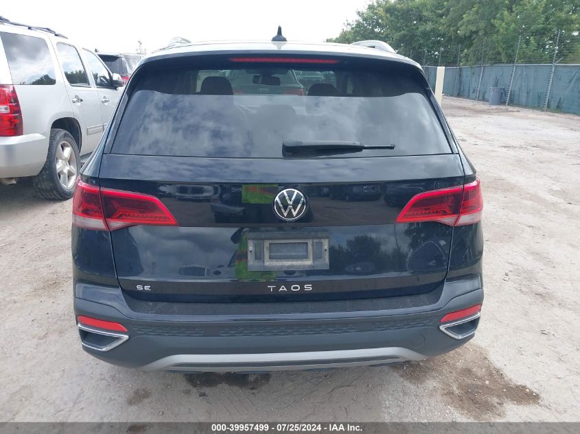 2022 Volkswagen Taos Se Iq Drive/Sel VIN: 3VVLX7B27NM081486 Lot: 39957499