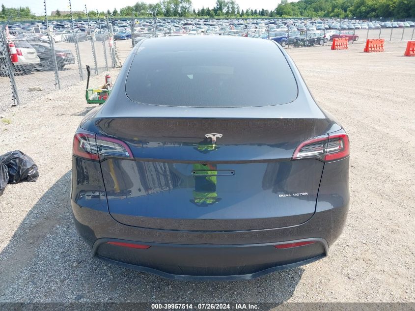 2024 Tesla Model Y VIN: 7SAYGDEE9RA226501 Lot: 39957514