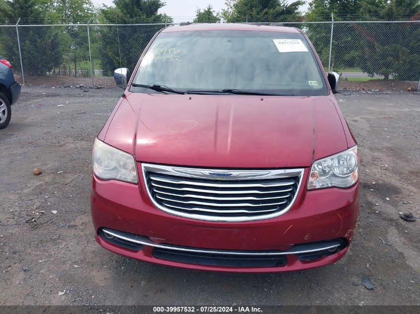 2012 Chrysler Town & Country Touring L VIN: 2C4RC1CG9CR151474 Lot: 39957532