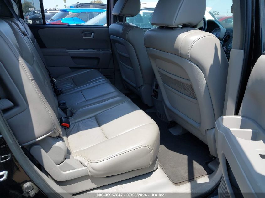 2011 Honda Pilot Touring VIN: 5FNYF3H90BB037737 Lot: 39957547