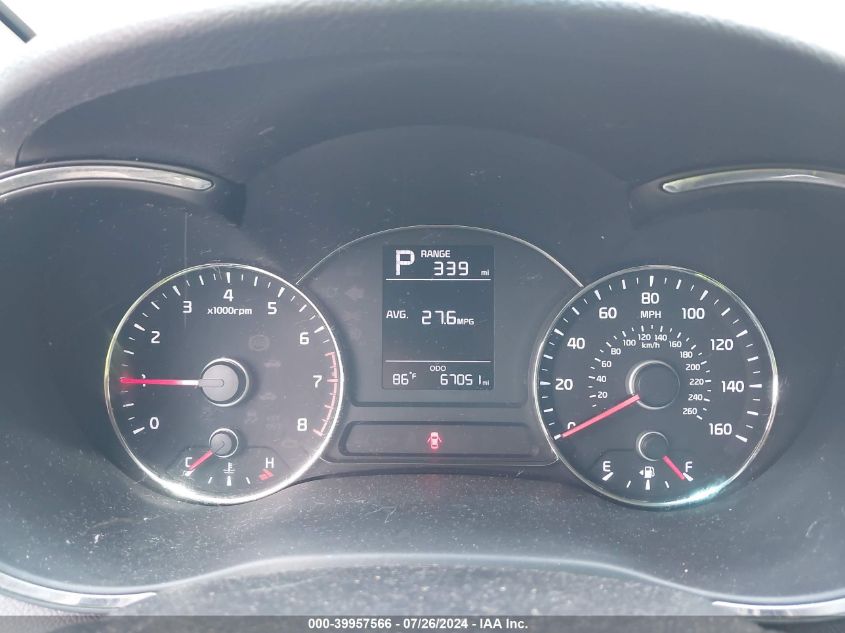 2017 Kia Forte Lx VIN: 3KPFK4A75HE139471 Lot: 39957566