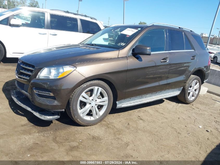 2014 Mercedes-Benz Ml 350 4Matic VIN: 4JGDA5HB5EA364932 Lot: 39957583