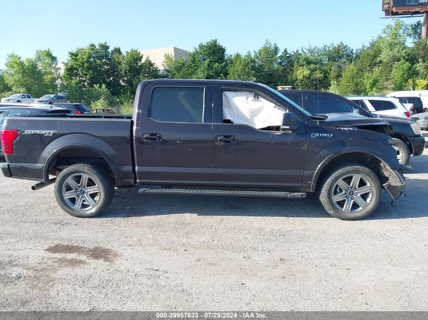 2019 Ford F-150 Xlt VIN: 1FTEW1E42KFA58276 Lot: 39957633