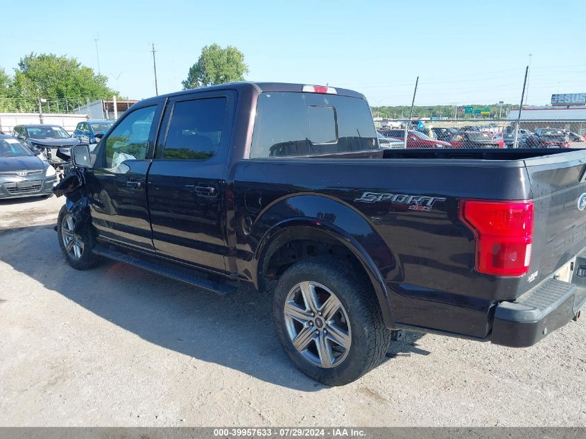 2019 Ford F-150 Xlt VIN: 1FTEW1E42KFA58276 Lot: 39957633