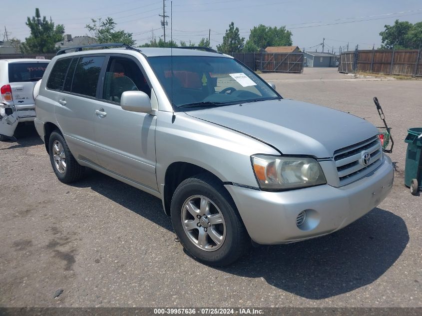 JTEDP21A860101050 2006 Toyota Highlander V6