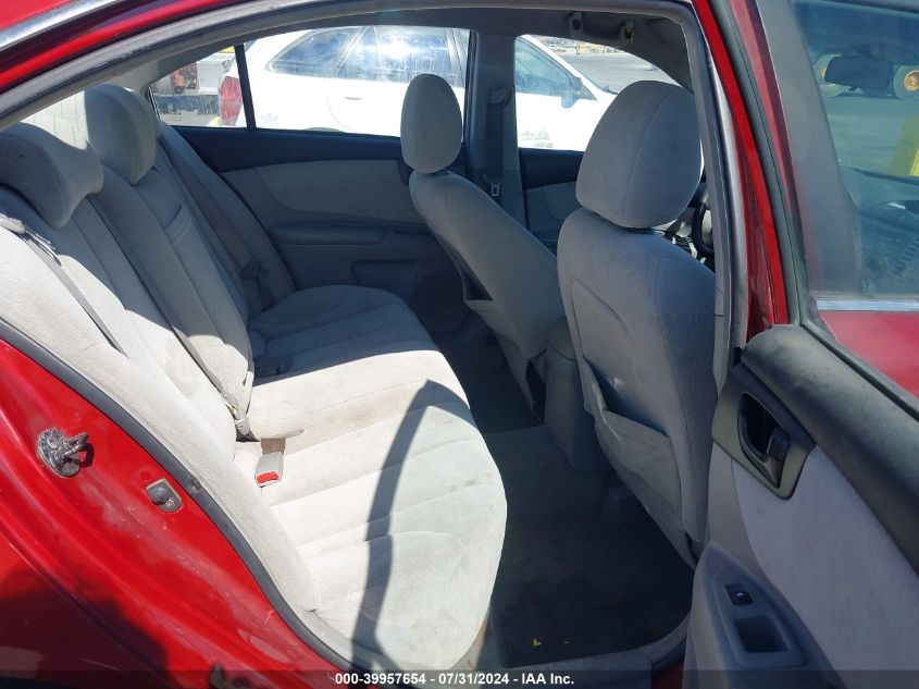 2006 Kia Optima Ex (New)/Lx (New) VIN: KNAGE123665072858 Lot: 39957654