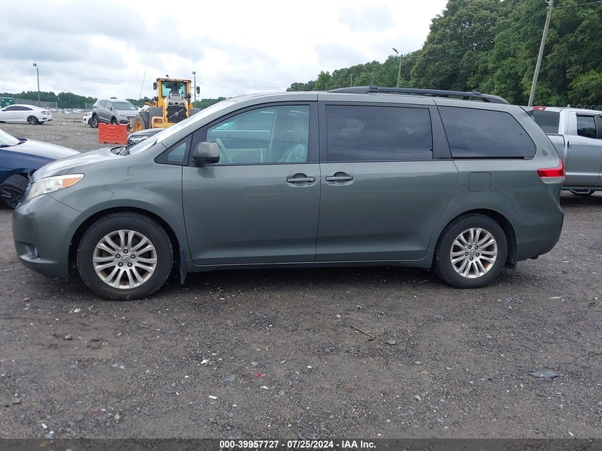 2012 Toyota Sienna Xle V6 8 Passenger VIN: 5TDYK3DC7CS199360 Lot: 39957727