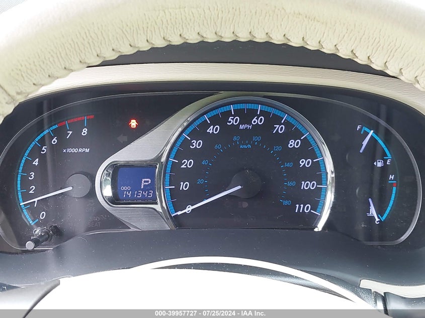 2012 Toyota Sienna Xle V6 8 Passenger VIN: 5TDYK3DC7CS199360 Lot: 39957727