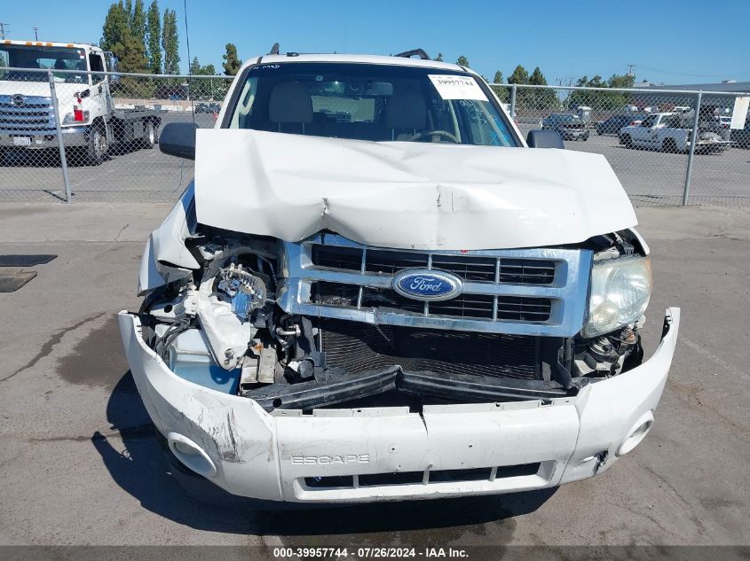2010 Ford Escape Xlt VIN: 1FMCU0D70AKC23696 Lot: 39957744
