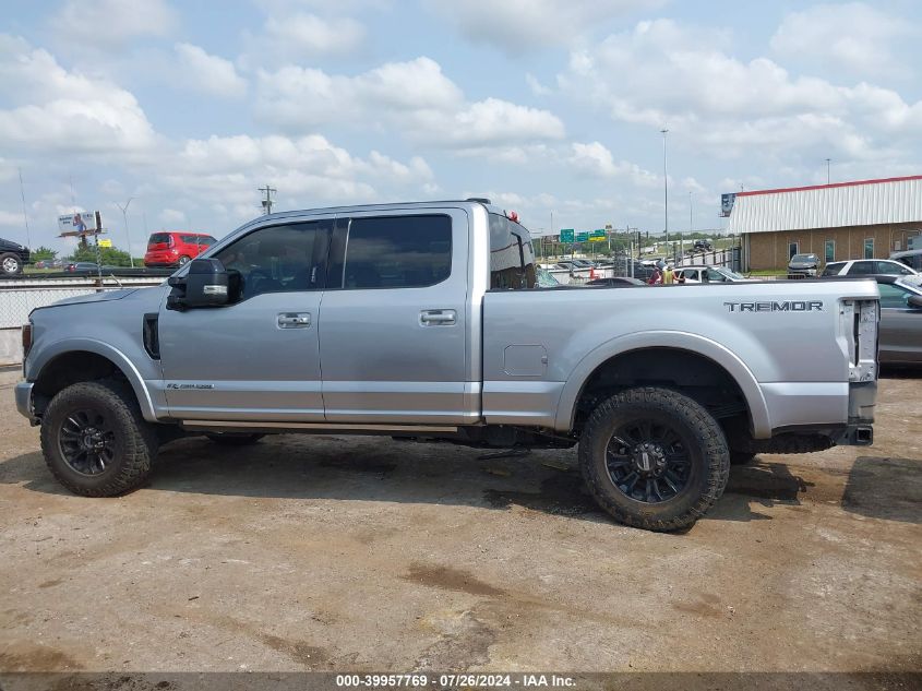 2022 Ford F-250 Lariat VIN: 1FT8W2BT8NEE37582 Lot: 39957769