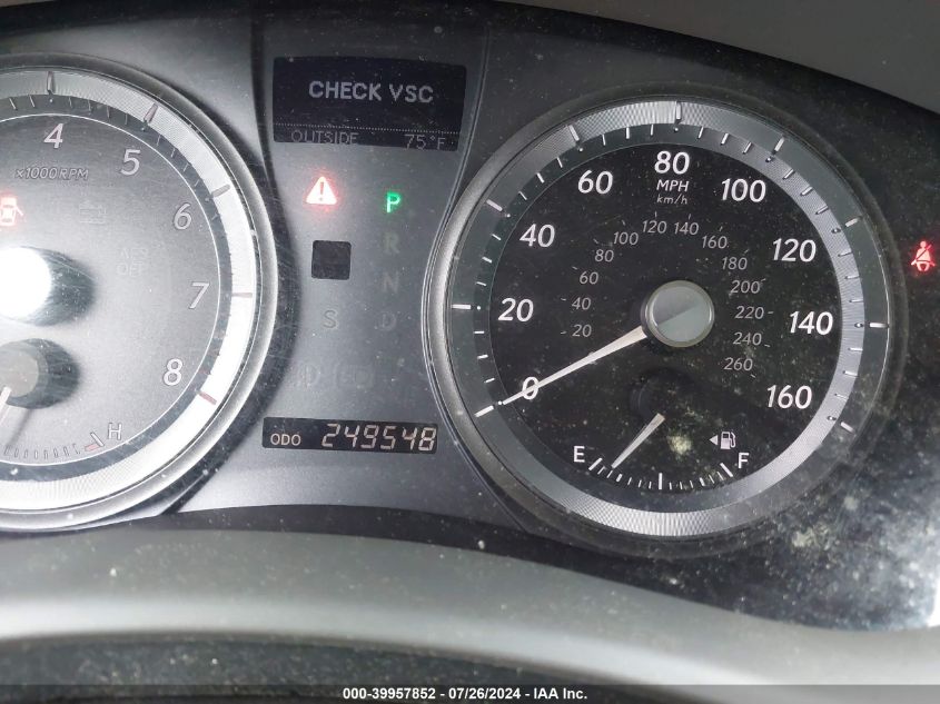 2007 Lexus Es 350 VIN: JTHBJ46G372085964 Lot: 39957852