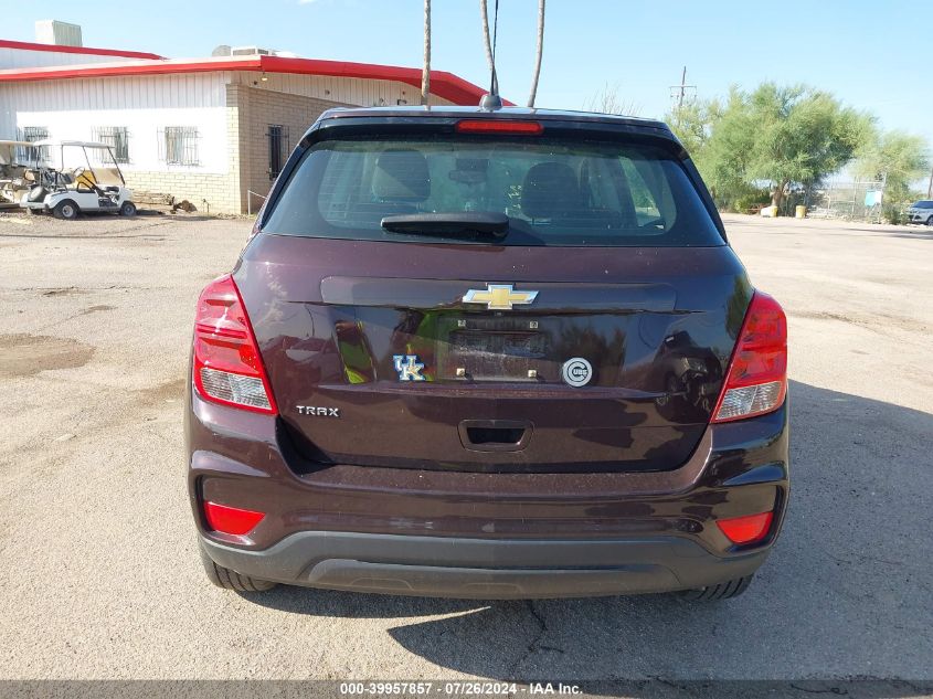 2020 Chevrolet Trax Fwd Ls VIN: KL7CJKSB8LB353435 Lot: 39957857