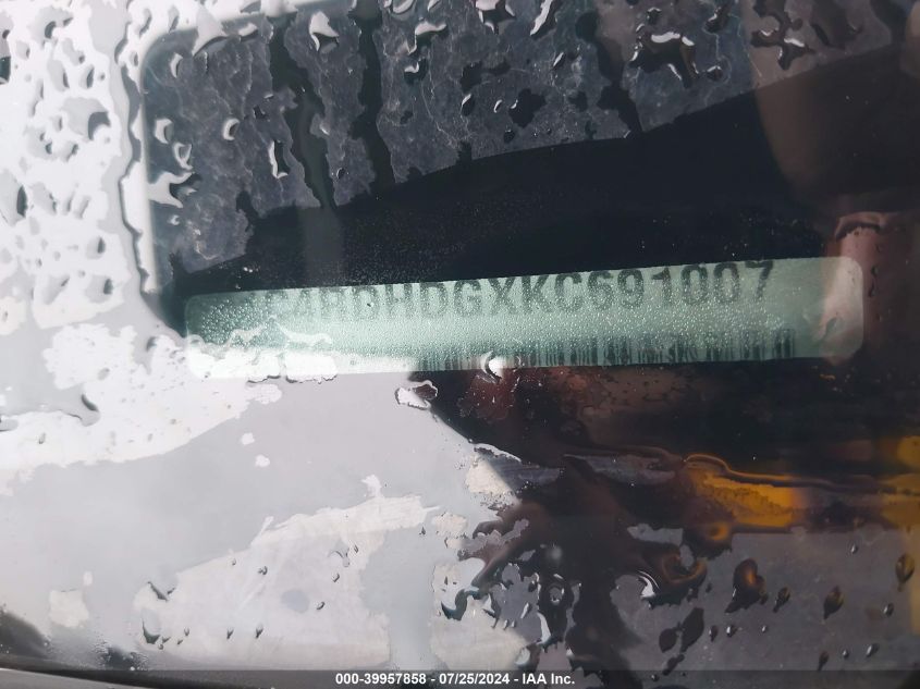 2019 Dodge Durango Gt VIN: 1C4RDHDGXKC691007 Lot: 39957858