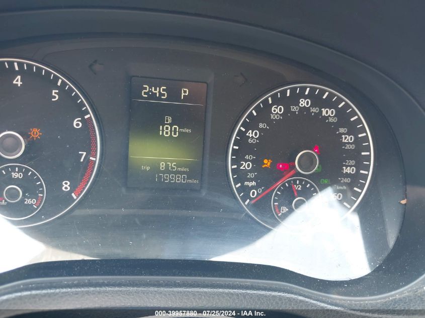 2012 Volkswagen Passat S VIN: 1VWAP7A36CC029990 Lot: 39957880