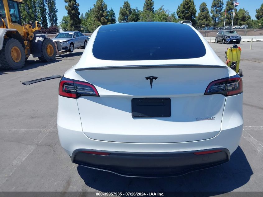 2023 Tesla Model Y Awd/Performance Dual Motor All-Wheel Drive VIN: 7SAYGDEF6PF701207 Lot: 39957935