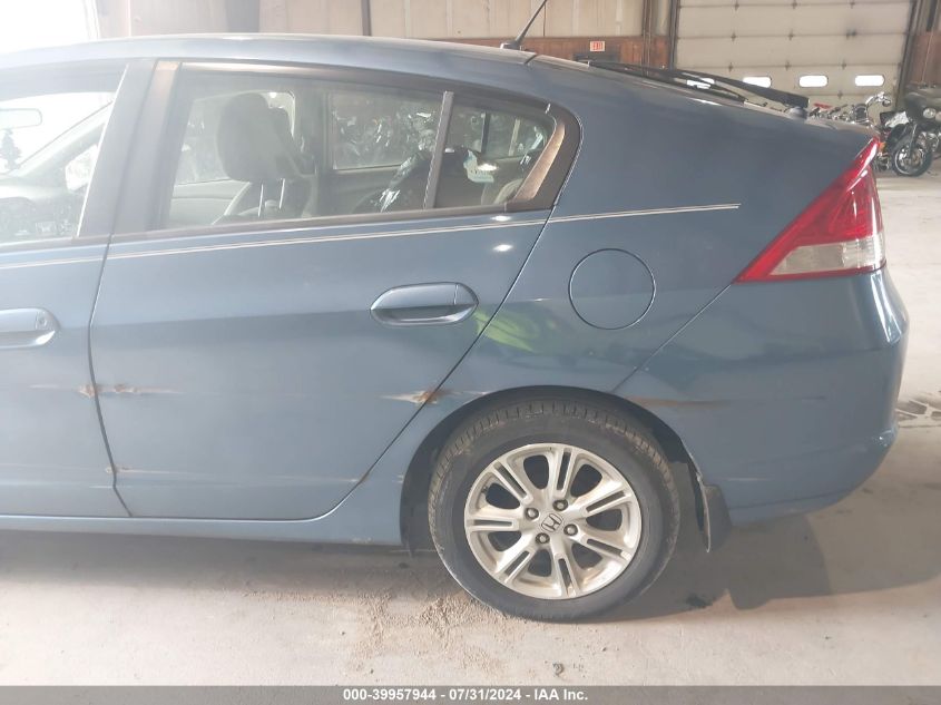 2010 Honda Insight Ex VIN: JHMZE2H74AS006491 Lot: 39957944