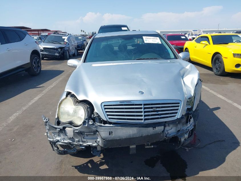 2004 Mercedes-Benz C 240 VIN: WDBRF61JX4F510048 Lot: 39957958