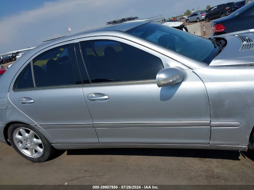 2004 Mercedes-Benz C 240 VIN: WDBRF61JX4F510048 Lot: 39957958