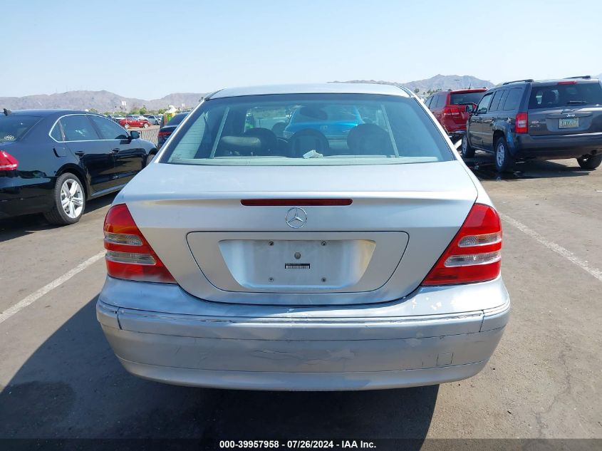 2004 Mercedes-Benz C 240 VIN: WDBRF61JX4F510048 Lot: 39957958