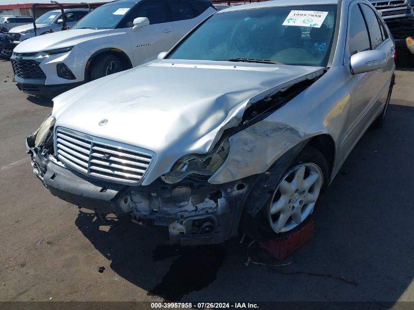 2004 Mercedes-Benz C 240 VIN: WDBRF61JX4F510048 Lot: 39957958