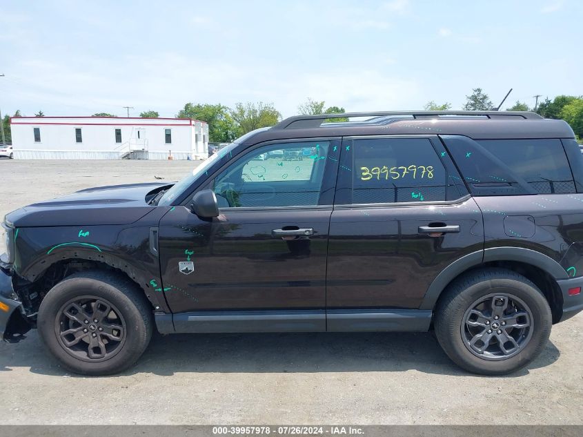 2021 Ford Bronco Sport Big Bend VIN: 3FMCR9B69MRA96902 Lot: 39957978